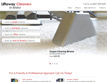 Tablet Screenshot of professionalcleaner.co.uk